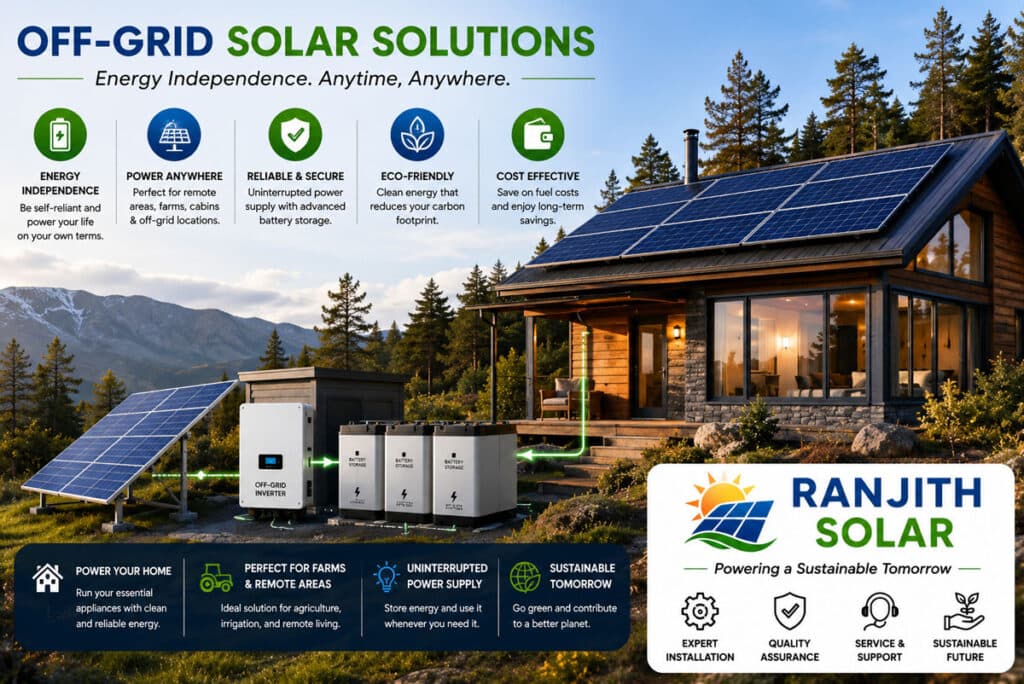 Off-Grid Solar System Installation in Madurai